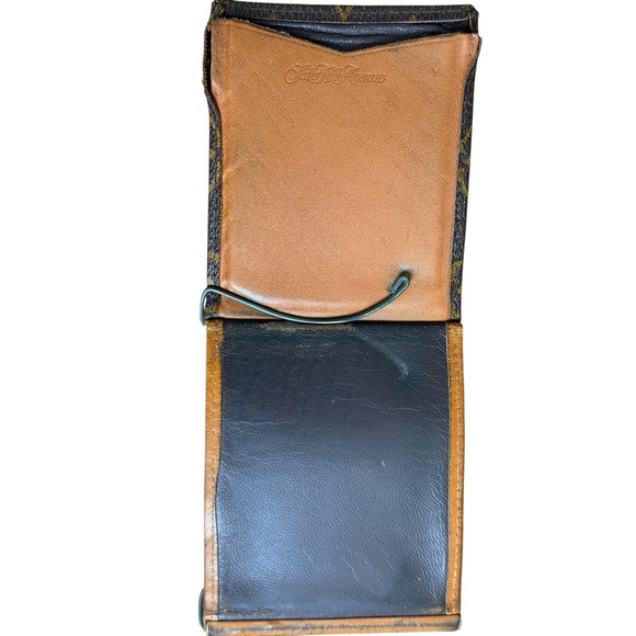 Vintage Louis Vuitton Monogram Canvas Money Clip Wallet Brown - Picture 3 of 9
